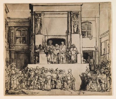 Kristus představený lidu (Ecce Homo) od Rembrandt van Rijn