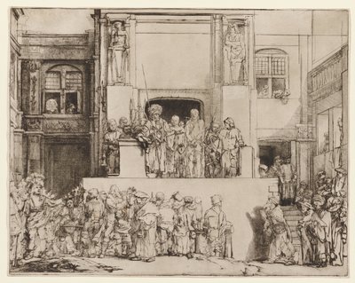 Kristus představený lidu (Ecce Homo) od Rembrandt van Rijn