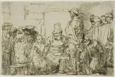 Kristus sedí ve sporu s lékaři od Rembrandt van Rijn