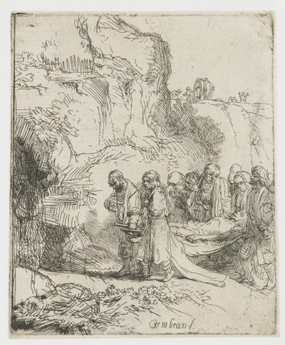 Kristus nesl do hrobu od Rembrandt van Rijn