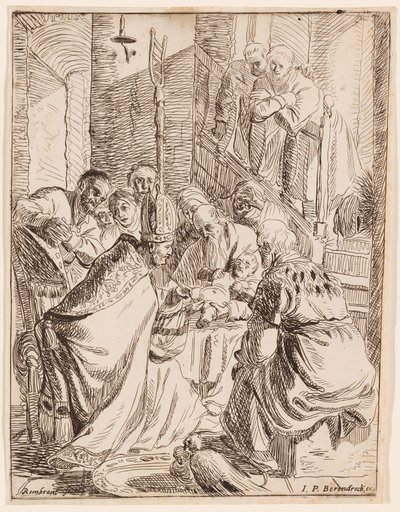 Obřízka Krista od Rembrandt van Rijn