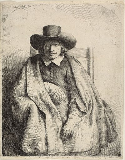 Clement de Jonghe, prodejce tiskáren od Rembrandt van Rijn