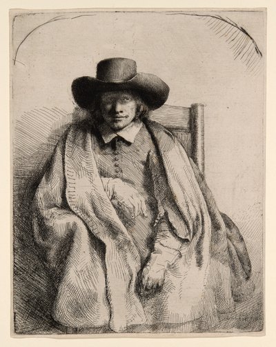 Clement de Jonghe, prodejce tiskáren od Rembrandt van Rijn
