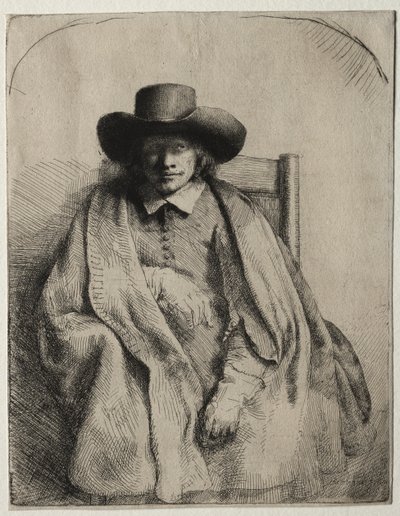 Clement de Jonghe, prodejce tiskáren od Rembrandt van Rijn