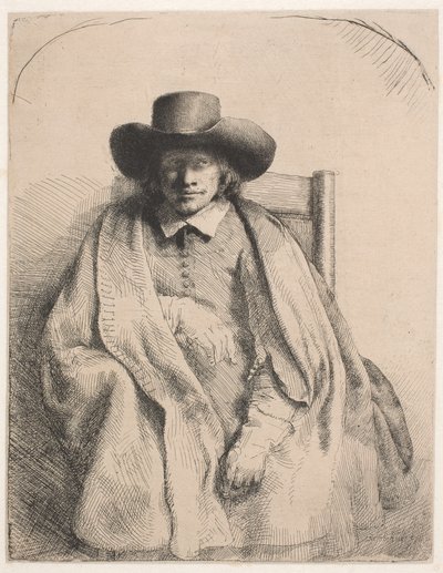 Clement de Jonghe, prodejce tisku od Rembrandt van Rijn