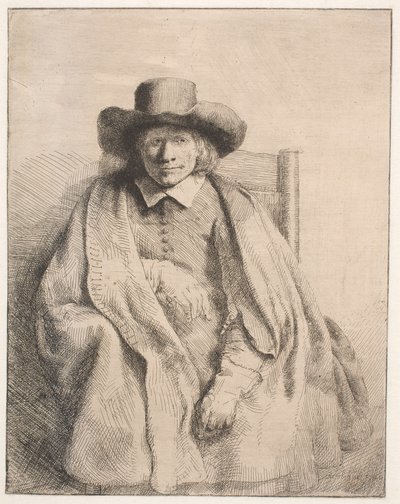 Clement de Jonghe, prodejce tisku od Rembrandt van Rijn