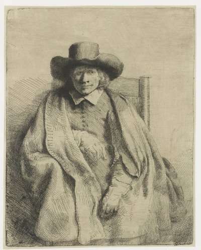 Clement de Jonghe, prodejce tisku od Rembrandt van Rijn