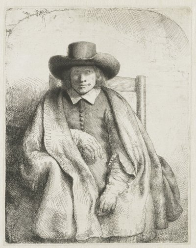 Clement de Jonghe, prodejce tisku od Rembrandt van Rijn