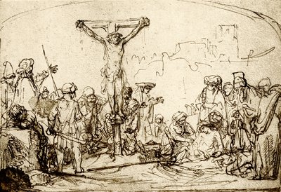 Ukřižování od Rembrandt van Rijn