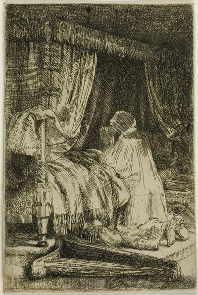 David v modlitbě od Rembrandt van Rijn