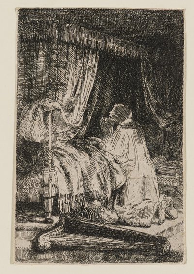 David v modlitbě od Rembrandt van Rijn
