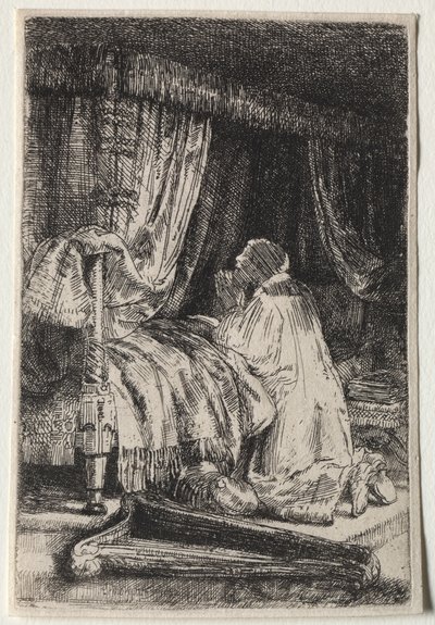 David v modlitbě, 1652. od Rembrandt van Rijn