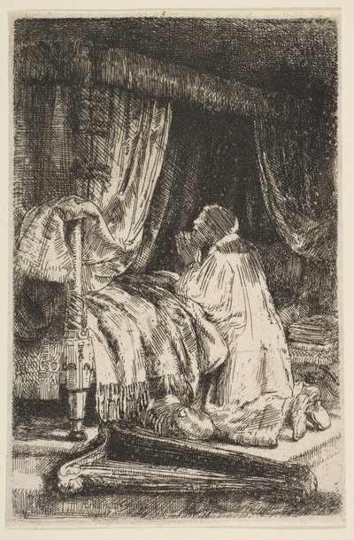 David v modlitbě, 1652. od Rembrandt van Rijn
