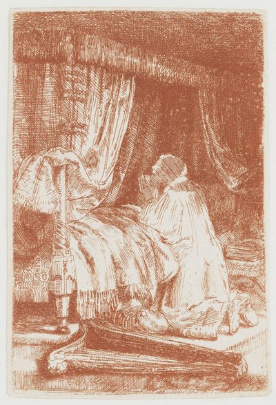 David v modlitbě od Rembrandt van Rijn