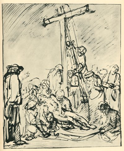 Složení z kříže, c1650, 1943. od Rembrandt van Rijn