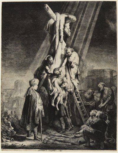 Snímání z kříže od Rembrandt van Rijn