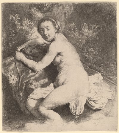 Diana ve vaně od Rembrandt van Rijn