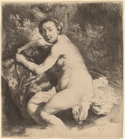 Diana ve vaně od Rembrandt van Rijn