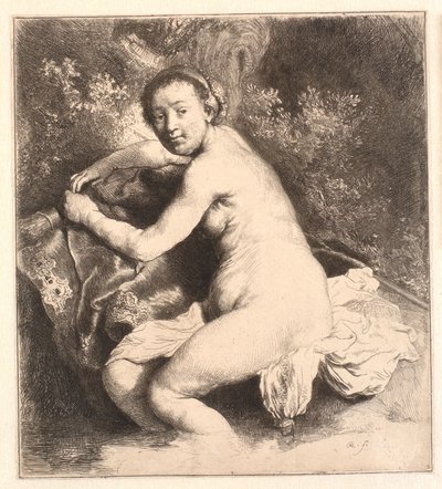 Diana ve vaně od Rembrandt van Rijn