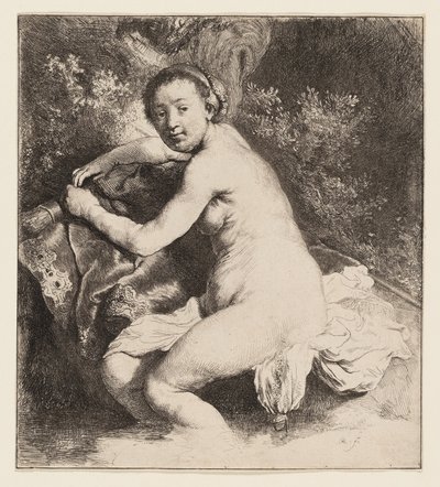 Diana ve vaně od Rembrandt van Rijn