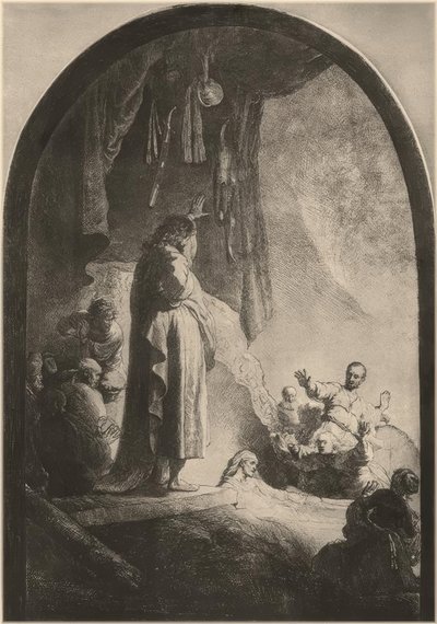 Vzkříšení Lazara od Rembrandt van Rijn