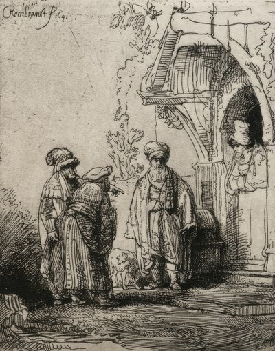 Tři orientálci od Rembrandt van Rijn