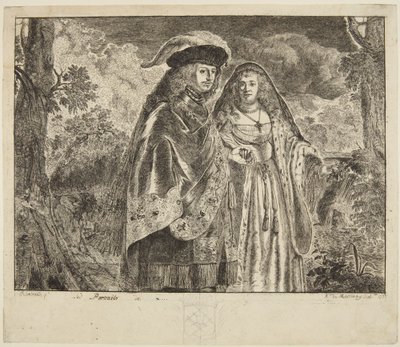 Zvaný „Muž s bílým perem“ od Rembrandt van Rijn
