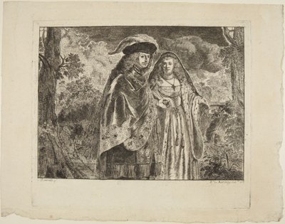 Muž s bílým perem od Rembrandt van Rijn