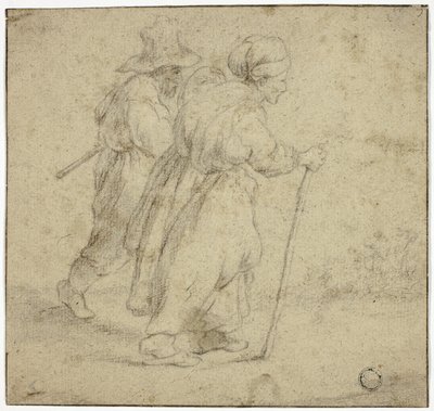 Starší selský pár od Rembrandt van Rijn