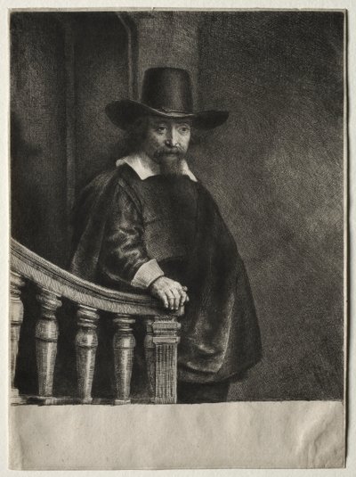 Ephraim Bonus, židovský lékař od Rembrandt van Rijn