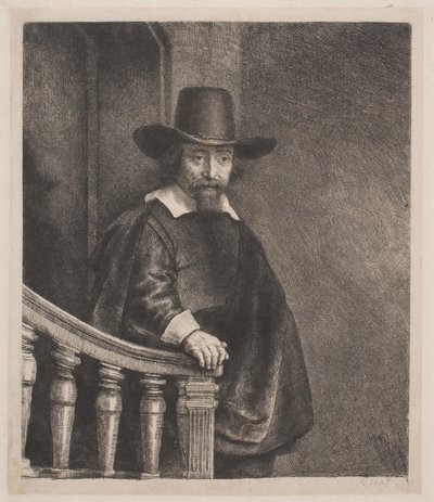 Ephraim Bonus, židovský lékař od Rembrandt van Rijn