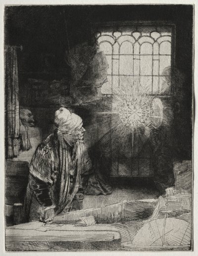 Faustus, c. 1652. od Rembrandt van Rijn