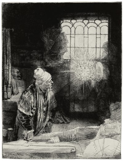 Faust, asi 1652 od Rembrandt van Rijn