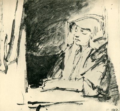 Dívka spí v okně, c1655, 1943. od Rembrandt van Rijn