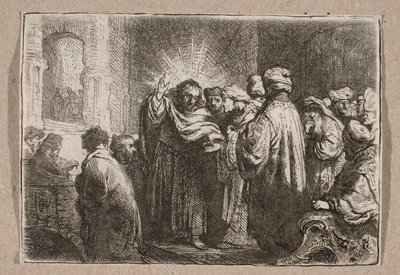 Nájemní groš od Rembrandt van Rijn