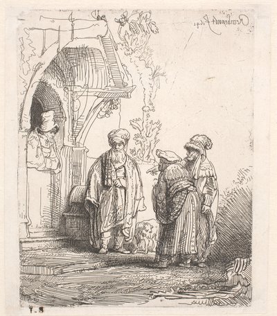 Jakub a Lában () od Rembrandt van Rijn
