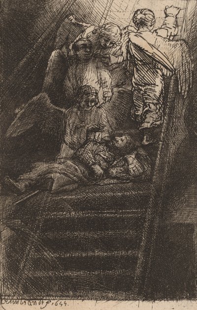 Jakubův žebřík, 1655. od Rembrandt van Rijn