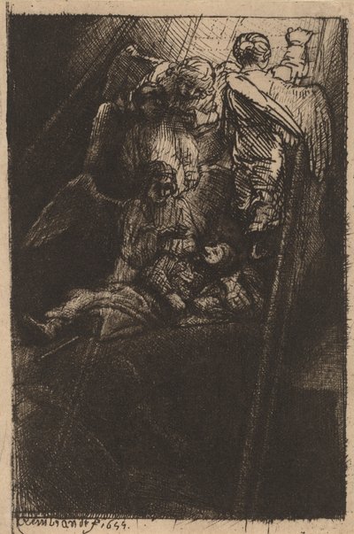 Jakubův žebřík, 1655. od Rembrandt van Rijn