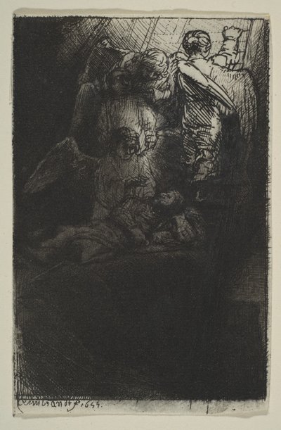 Jacobs Ladder, 1655. od Rembrandt van Rijn