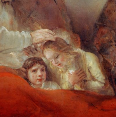 Jakubovo požehnání od Rembrandt van Rijn