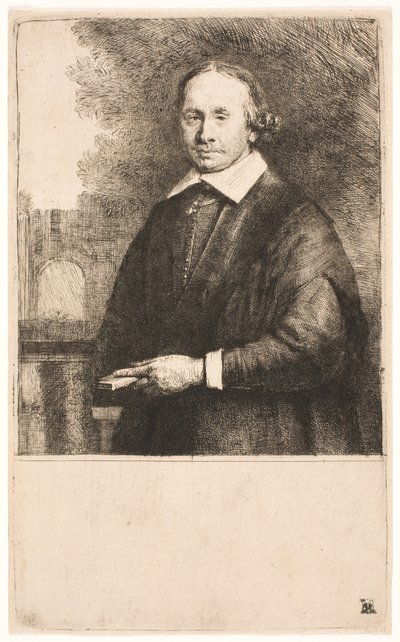 Jan Antonide van der Linden, profesor medicíny od Rembrandt van Rijn