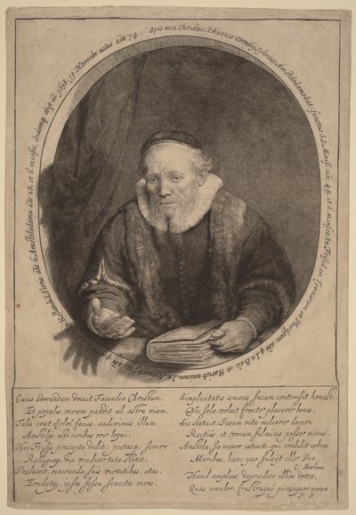 Jan Cornelisz Sylvius od Rembrandt van Rijn
