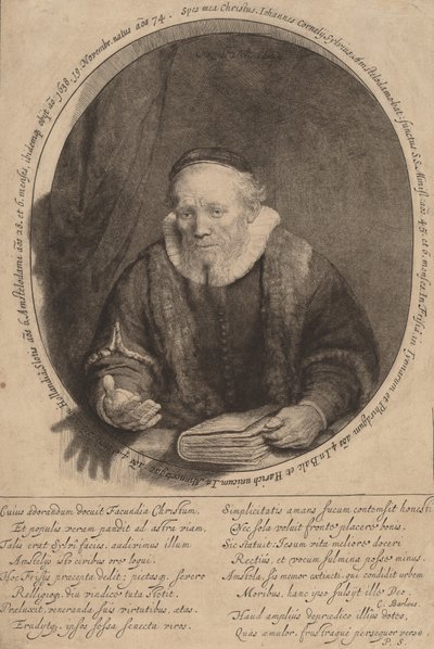 Jan Cornelisz. Sylvius, 1646. od Rembrandt van Rijn