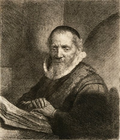 Jan Cornelisz. Sylvius, kazatel od Rembrandt van Rijn