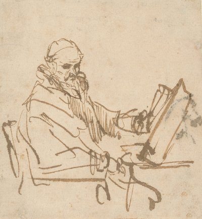 Jan Cornelisz Sylvius, kazatel, 16441645. od Rembrandt van Rijn