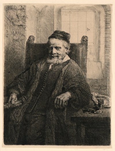 Jan Lutma, zlatník od Rembrandt van Rijn