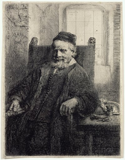 Jan Lutma, zlatník od Rembrandt van Rijn
