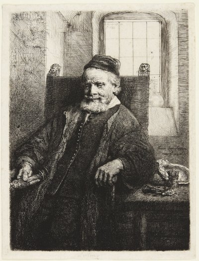 Jan Lutma, zlatník od Rembrandt van Rijn
