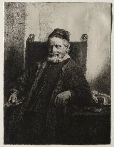 Jan Lutma, zlatník, 1656. od Rembrandt van Rijn