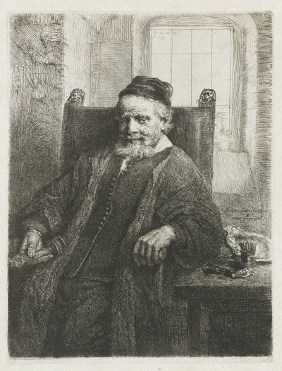 Jan Lutma, zlatník od Rembrandt van Rijn